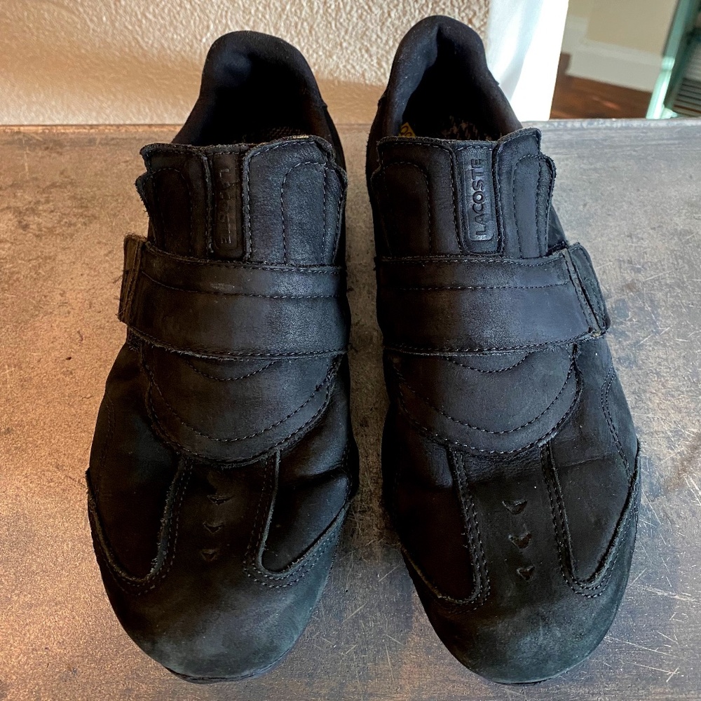Women's Lacoste Black Suede Swerve